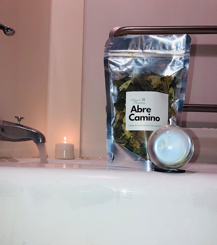 Abre Camino Open Roads Herbal Bath Tea, Spiritual Bath Herbs