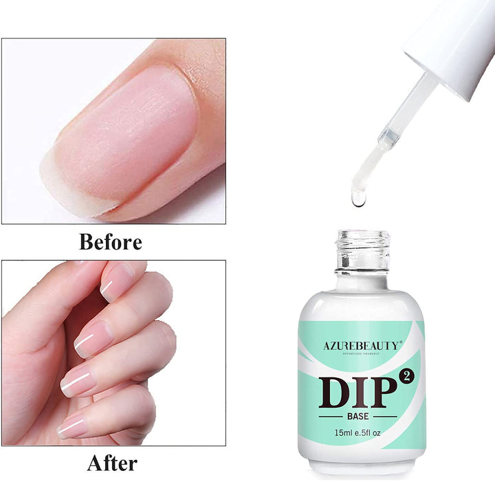 Dip Powder Base Coat 15 Ml for Nail Dipping Powder Set French Nails Art Manicure Beginner DIY Salon