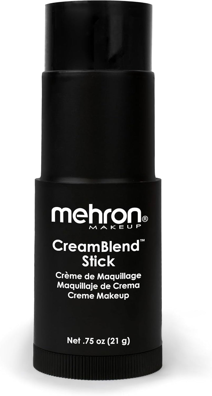 Makeup Creamblend Stick | Face Paint, Body Paint, & Foundation Cream Makeup | Perfect for Halloween .75 Oz (21 G) (White)