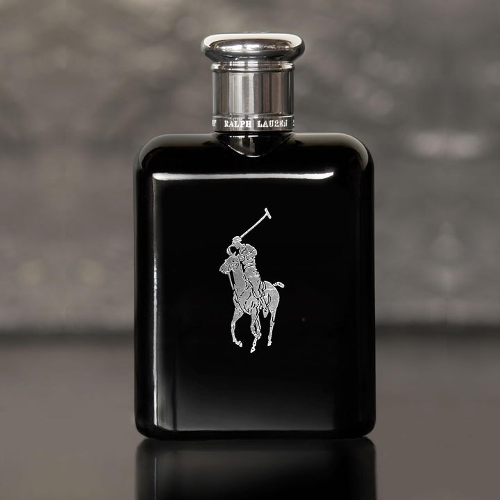 FRAGRANCES - Polo Black - Eau De Toilette - Men'S Cologne - Woody & Fresh - with Patchouli, Sandalwood, and Mandarin - Medium Intensity