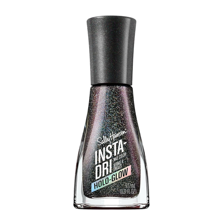 Insta-Dri, Back to Black, Quick Dry, Long Lasting, Opaque, Shinyblack Nail Polish