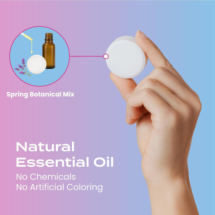 Shower Steamers Aromatherapy 6 Pack - Boo Basket Stuffers for Women, Christmas Stocking Stuffers, Birthday Gifts, White Elephant, Relaxation, Self Care, Spa Shower Bombs - Bloom