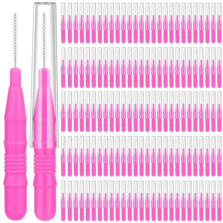 120Pcs Micro Eyebrow Brush with Cap Brow Lamination Brush Spoolies for Brow Eyelash Brush Lash Filler & Lift and Tint Tools for Brows and Lashes Comb Extensions