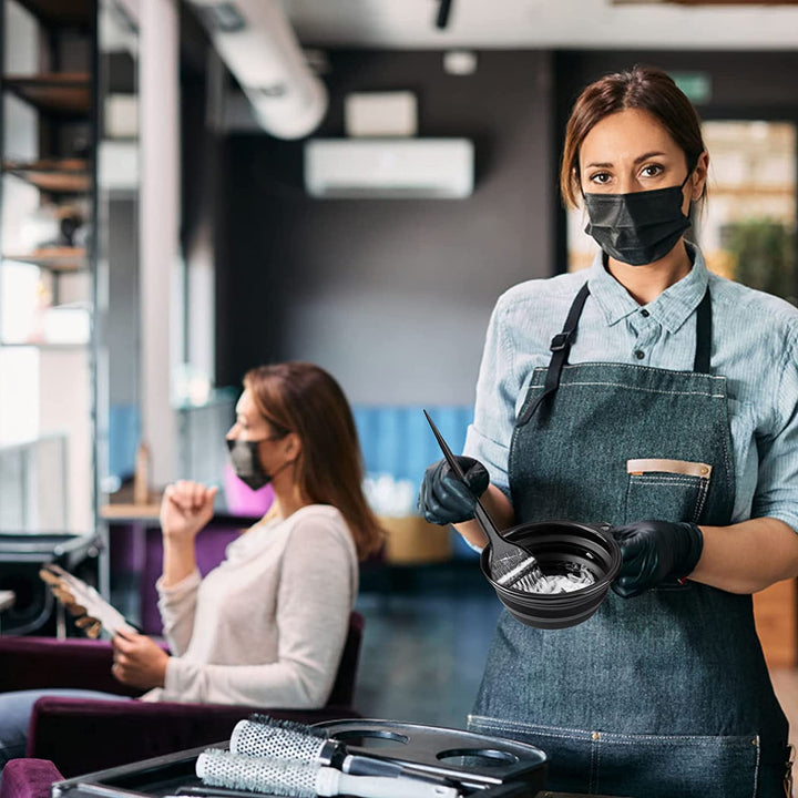 12 Pcs Hair Bleach Kit Professional Hair Coloring Products with Hair Dye Brush, Hair Color Bowl, Earmuffs, Hair Clips for Salon Hair Dye, Hair Color at Home, Hair Highlighting