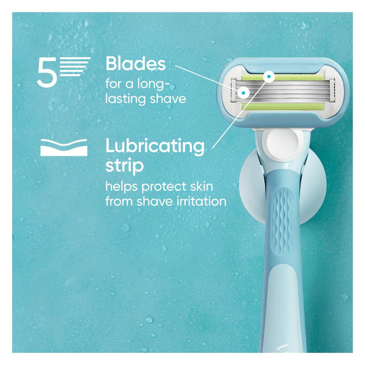 Extra Smooth Womens Razor Blade Refills, 6 Count, Designed for a Close, Smooth Shave