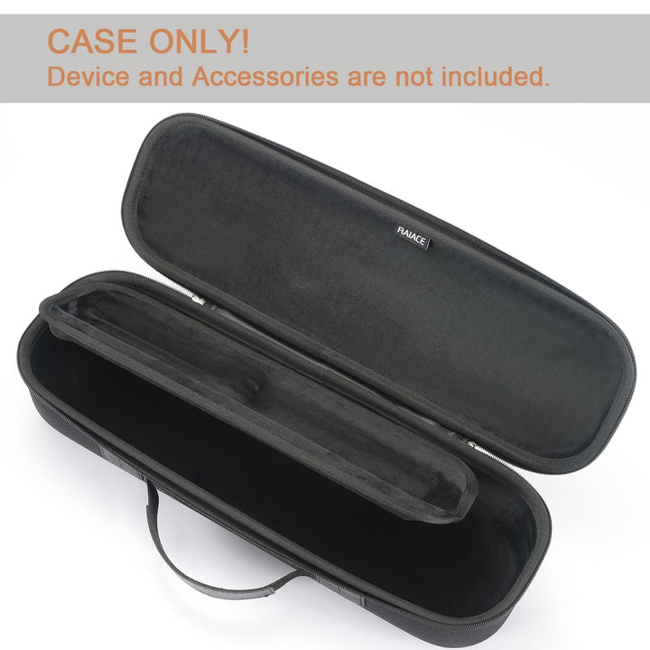 Hard Storage Case Compatible with Dyson Airstrait Straightener, Travel Carrying Bag. (Case Only). - Black(Black Lining)