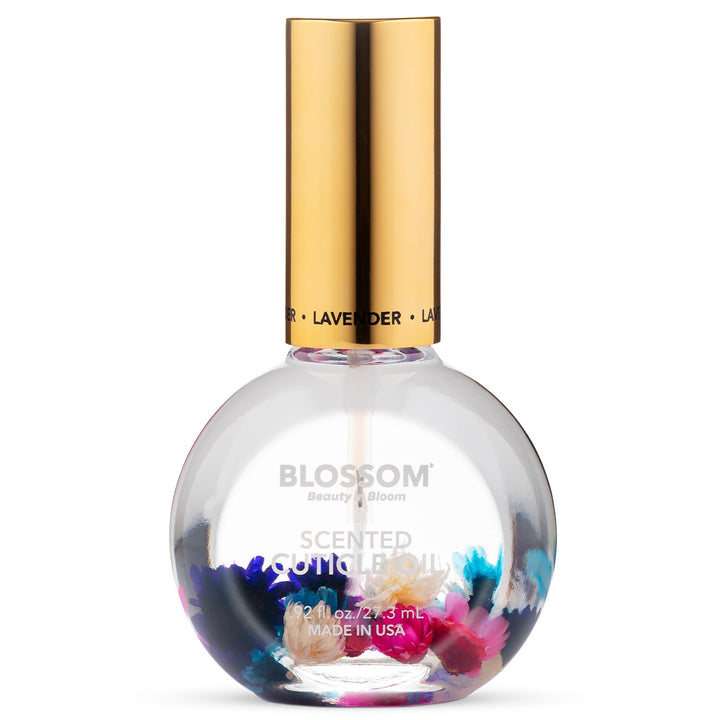 Cuticle Oil for Nails, Hydrating, Moisturizing, Scented Nail Oil Cuticle Care, Infused with Real Flowers, Made in USA, 0.5 Fl. Oz, Rose
