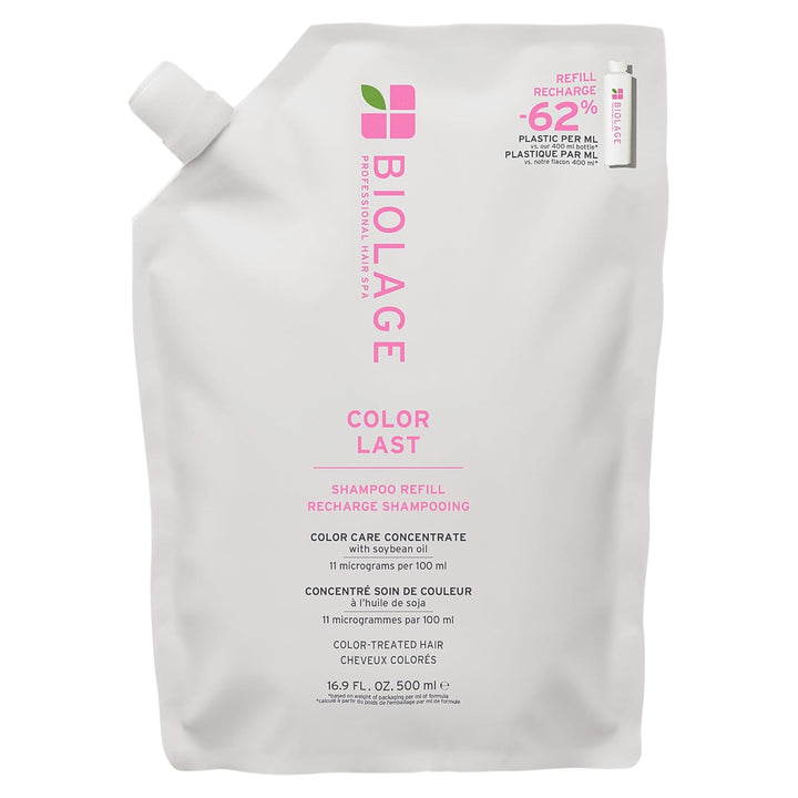 Biolage Color Last Shampoo - for Color-Treated Hair, Nourishes, Strengthens, Hydrates and Adds Shine, Soybean Oil & Stearic Acid, Paraben & Mineral Oil-Free, Vegan