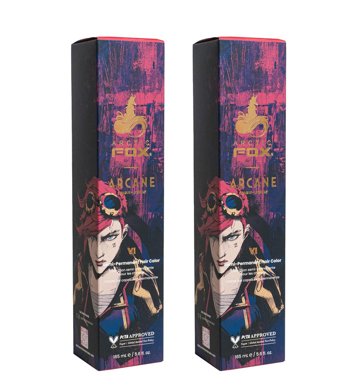 Vegan and Cruelty-Free Semi-Permanent Hair Color Dye (8 Fl Oz, PURPLE AF)