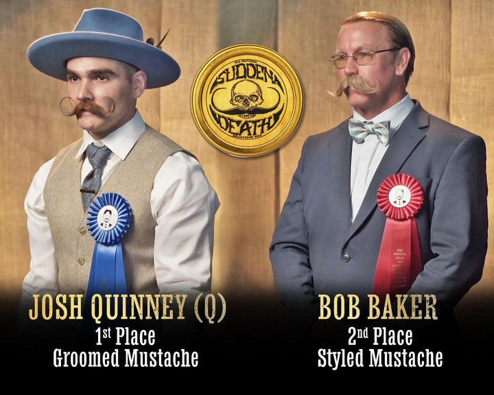 Mustache Wax Strong Hold Grooming for Men | Sudden Death Moustache & Beard Wax 1Oz Tin | Perfect for Handlebar Mustaches by  | No Heat Source Required