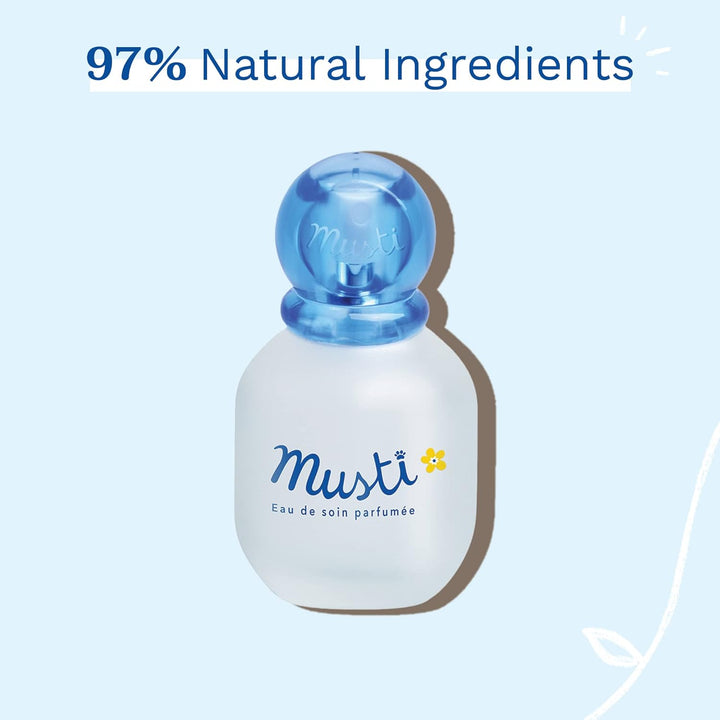 Mustela Musti - Baby Plant-Based Perfume & Cologne Spray - Delicate Fragrance for Boys & Girls - with Chamomile & Honey Extracts - Alcohol Free - 1.69 Fl. Oz.