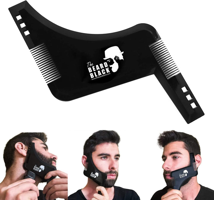 Beard Shaping & Styling Tool with Inbuilt Comb, Perfect for Line up & Edging, Use with Beard Trimmer or Razor