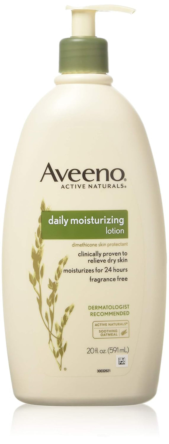 Daily Moisturizing Body Lotion for Dry Skin with Prebiotic Oat, Fragrance & Paraben Free, Non-Greasy, Non-Comedogenic, for Sensitive Skin & 48-Hour Moisturizer 18 Fl Oz