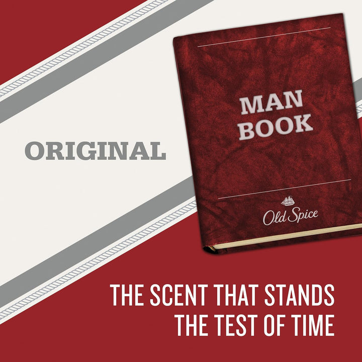 Classic Deodorant for Men, 24Hr Sweat & Odor Protection, Long Lasting Freshness, Clean & Masculine Fragrance, Original Scent, 3.25 Oz (Pack of 2)