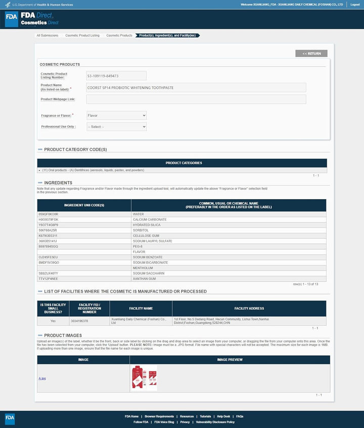 Sp14 Probiotic Toothpaste, Sp14, Fresh Breath, Deep Cleaning Care Toothpaste, Basic Cleaning for Home & Travel Use