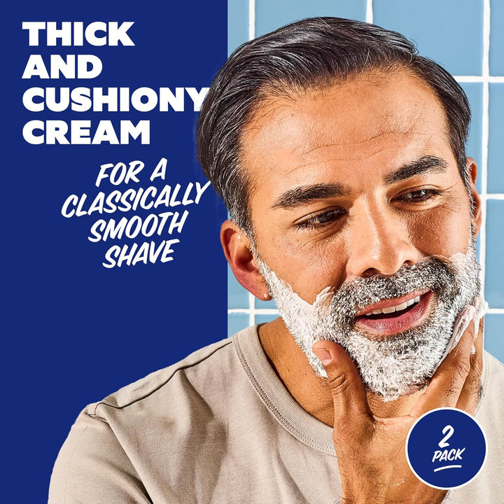 | Shave Cream 6 Ounce (2 Pack) | Hydrating Shaving Cream for Sensitive Skin