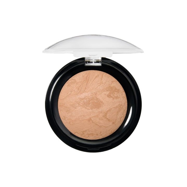 Award-Winning Baked Balance-N-Brighten Color Correcting Powder Foundation - Medium - Buildable Light to Medium Coverage - Demi-Matte Natural Finish