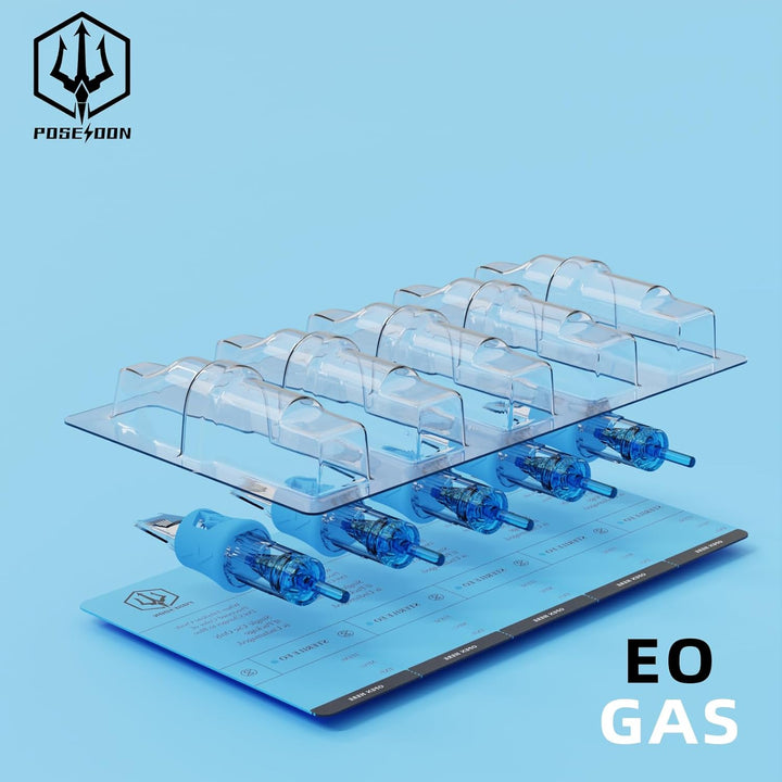 50Pcs Tattoo Cartridge Needles Assorted Mixed Size round Liner Shader Magnum Curved/Round Mag # 12 Standard 3RL 5RL 7RL 9RL 5RS 7RS 9RS 7RM 9RM 9M1 Disposable Membrane for Tattoo Pen