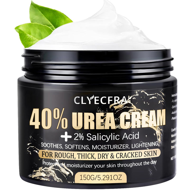 60% Urea Cream with 2% Salicylic Acid, Urea Cream 60 Percent for Feet & Hands- Maximum Strength Moisturizer for Rough, Dry, Thick & Cracked Skin, Callus Remover, Deep Hydration, 150G
