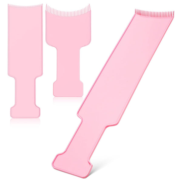 3 Pcs Balayage Boards Hair Coloring Board Highlighting Comb Hair Dye Kit Hair Highlighting Kit Long Board Coloring Set for Home Salon