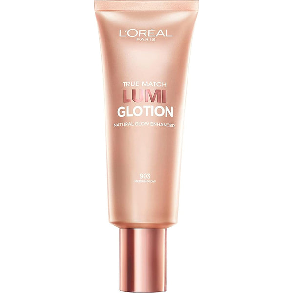 Makeup True Match Lumi Glotion, Natural Glow Enhancer, Illuminator Highlighter, Bronzing Drops for a Sun-Kissed Glow, 903 Medium