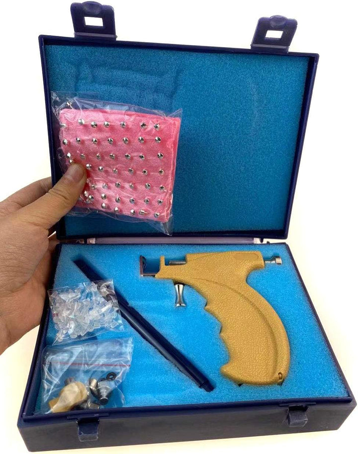 1PCS Professional Ear Piercing Tool Set Ear Nose Navel Body Piercing Unit Tool Kit
