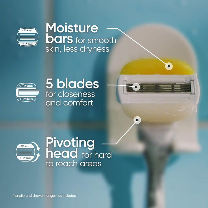 Comfortglide Womens Razor Blade Refills, 6 Count, Infused with Olay Coconut Scent