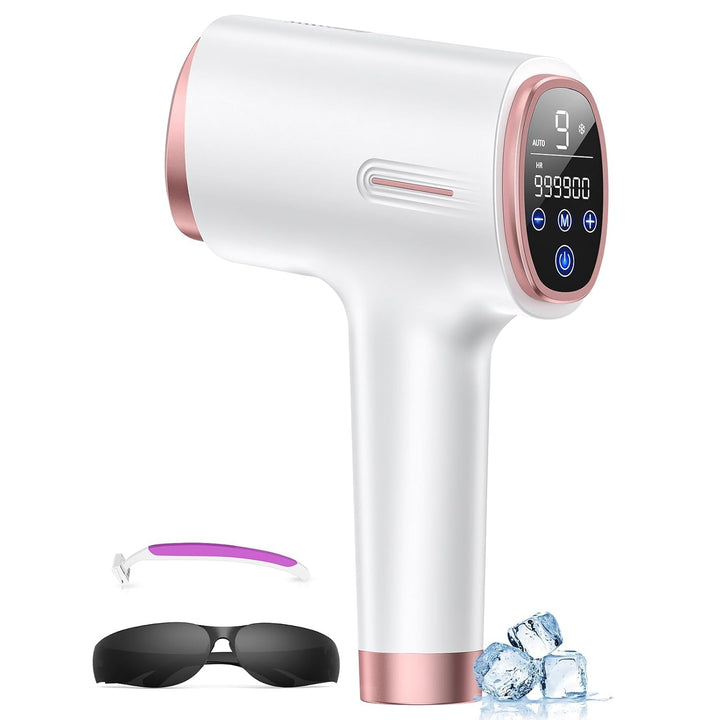 Laser Hair Removal, IPL Laser Hair Removal for Women and Men Permanent, Hair Removal Device with 3.0 IPL Red Light Wave, Home Laser Hair Removal Device for Facial Legs Armpits Bikini Body Use