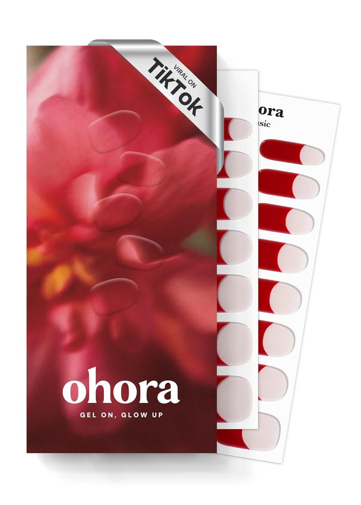 Semi Cured Gel Nail Strips (N Onyx) - Dark, Solid, Works with Any UV/LED Lamps, Salon-Quality, Long Lasting, Easy to Apply & Remove - Includes 2 Prep Pads, Nail File & Wooden Stick