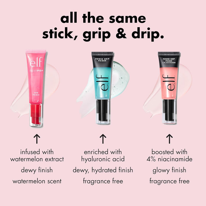 Jelly Pop Dew Primer, Limited Edition Translucent Face Primer for Moisturizing & Smoothing Skin & Gripping Makeup, Vegan & Cruelty-Free