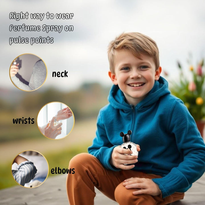 Mickey Mouse, , Fragrance, for Kids, Eau De Toilette, EDT, 3.4Oz, 100Ml, Cologne, Spray, Made in Spain, by Air Val International