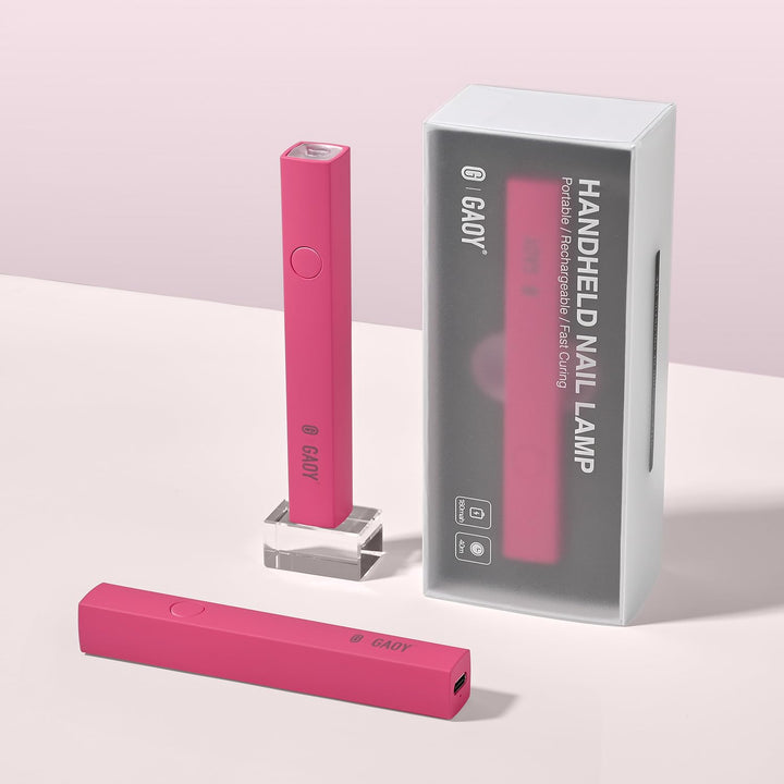 Handheld UV Light for Gel Nails, Mini Nail Lamp, Portable Cordless Rechargeable, Fast Curing