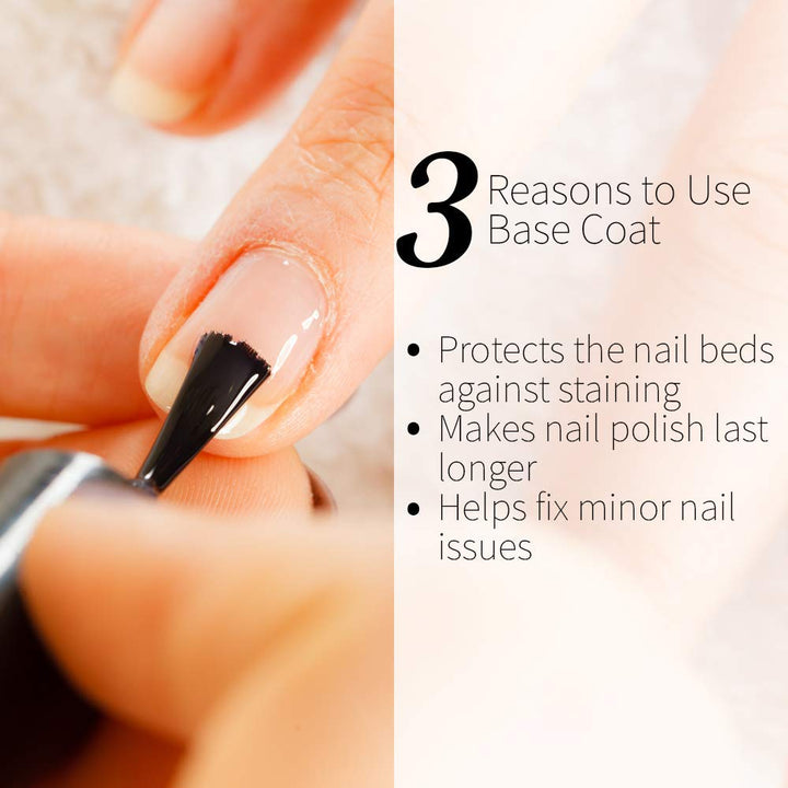 Clear and  Vite, Base Coat and Top Coat for Nail Polish