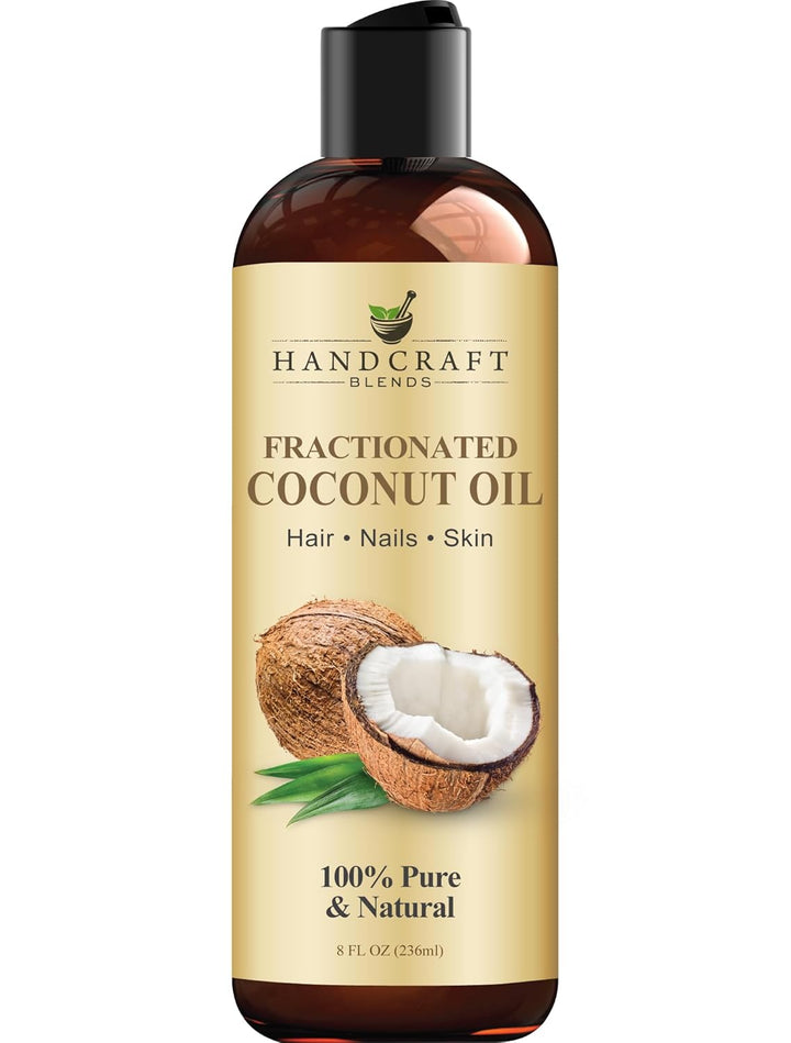 Fractionated Coconut Oil - 16 Fl Oz - 100% Pure and Natural - Premium Grade Carrier Oil for Skin, Hair and Body - Massage - Hair Tonic