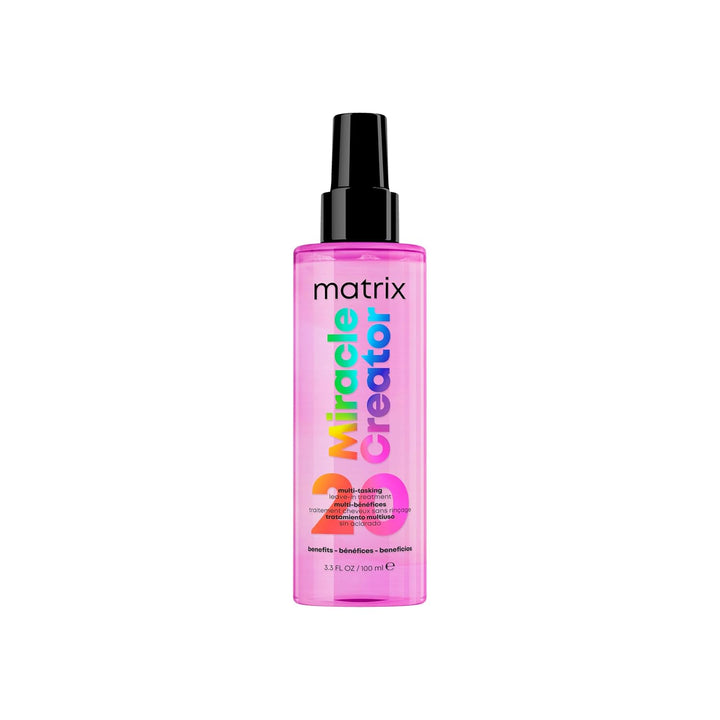 Miracle Creator Leave-In Conditioner Spray - Heat Protectant, Anti-Frizz, Moisturizing & Detangling, for Damaged Hair, Sulfate Free