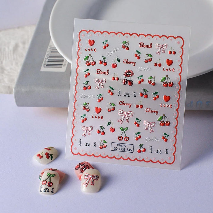 5D Embossed Autumn Maple Leaves Nail Stickers for Nail Art Thanksgiving Day Nail Art Stickers Fall Nail Decals Self-Adhesive Gold Maple Leaf Nails Sticker for Women Girls Nail Supplies