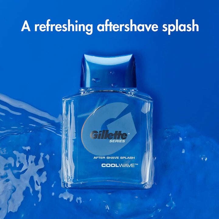 Series Cool Wave after Shave, Aftershave for Men, after Shave Cologne Men, 3.3 Fl Oz, 100 Ml, after Shave Lotion for Men, Post Shave Balm Men, Aftershave, Mens Aftershave, Aftershave Balm