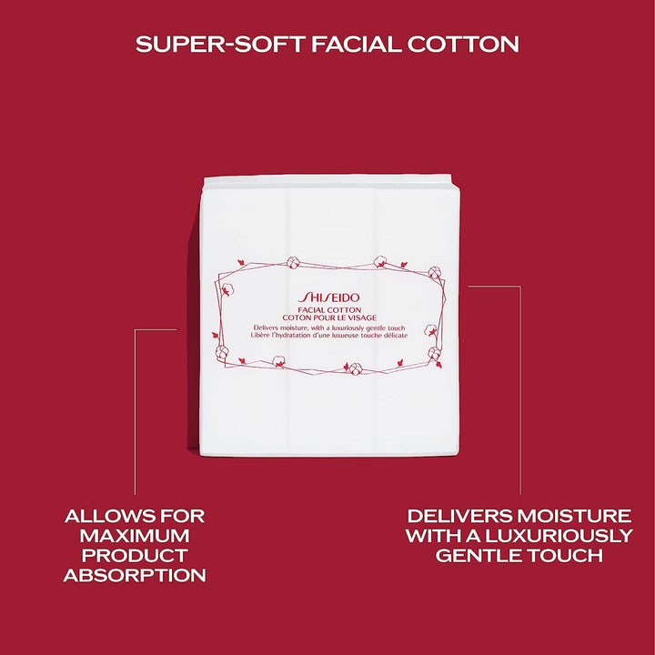 Facial Cotton Pads - Includes 165 Squares - for Softener Application & Makeup Removal - 100% Natural, Super Soft