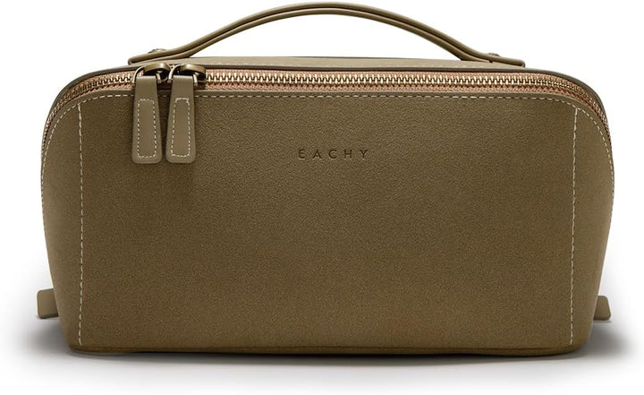 Travel Makeup Bag,Large Capacity Cosmetic Bags for Women,Waterproof Portable Pouch Open Flat Toiletry Bag Pattern Makeup Bag