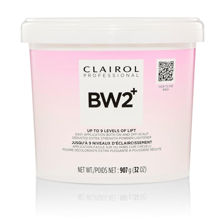BW2+ Extra Strength Powder Lightener, up to 9 Levels of Lift for Hair Highlights & Lightening