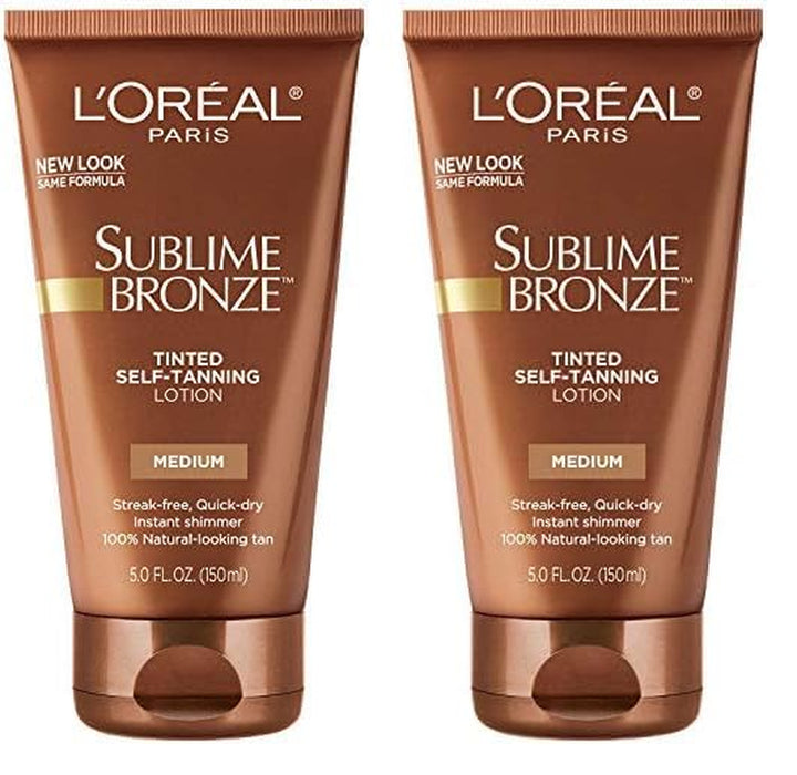 Sublime Bronze Tinted Self Tanning Lotion, Medium Natural Tan 5 Fl. Oz
