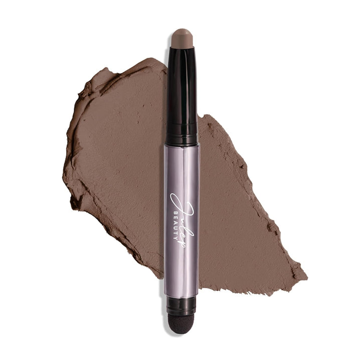 Eyeshadow 101 Cream-To-Powder Waterproof Shadow Stick – Champagne Shimmer – Long-Lasting, Crease-Proof, Medium Golden-Beige Shimmer Cream Eyeshadow with Built-In Smudger