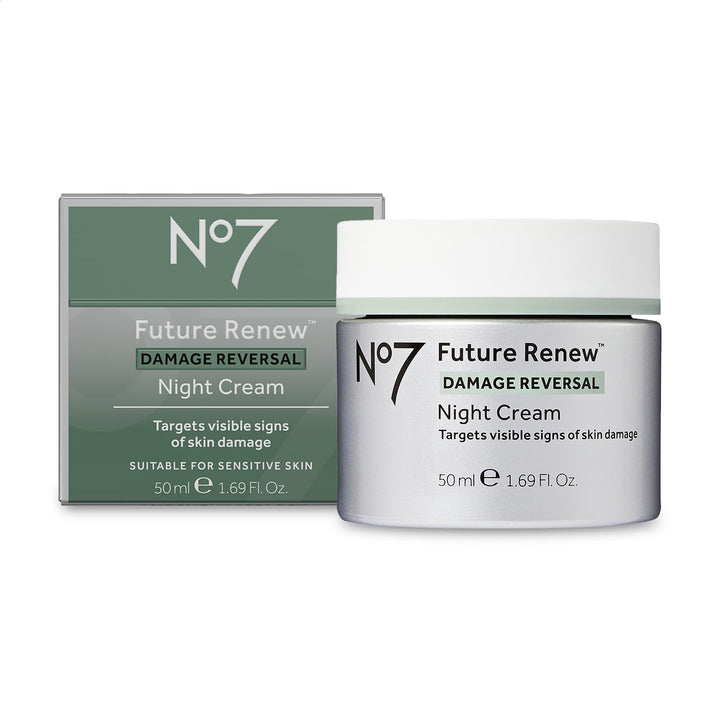 Future Renew Damage Reversal Night Cream - anti Aging Face Moisturizer - Infused with Peptide Technology to Reverse Visible Signs of Damage - Skin Barrier Repair for Dry Skin (1.69 Oz)