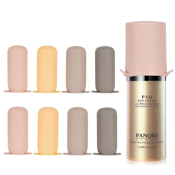 Bottle Covers for Travel, Leak Proofing, Travel Size Container Silicone Toiletry Sleeves, Leak Locks Travel Accessories for Shampoo Wash Body Bottles and Other Beauty and Personal Care(8Pcs)