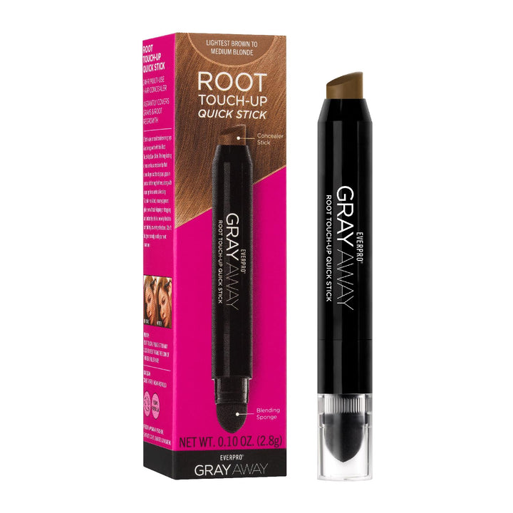Gray Away Root Touchup Quick Stick, Black/Dark Brown, 0.1 Oz