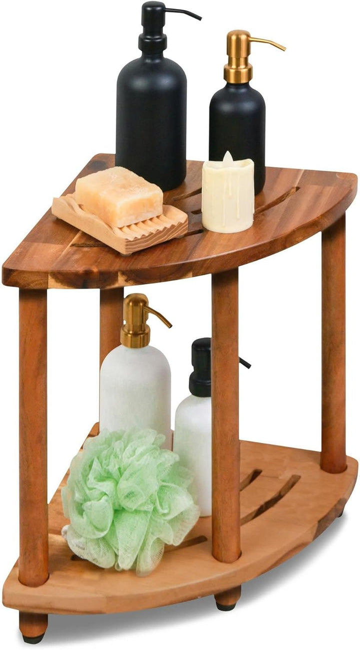 Shower Foot Rest 12 in - Shower Stool for Shaving Legs, Small Corner Bathroom Bench Suitable for Small Shower Spaces - Bath Seat, Spa Foot Rest Shaving Stool Corner