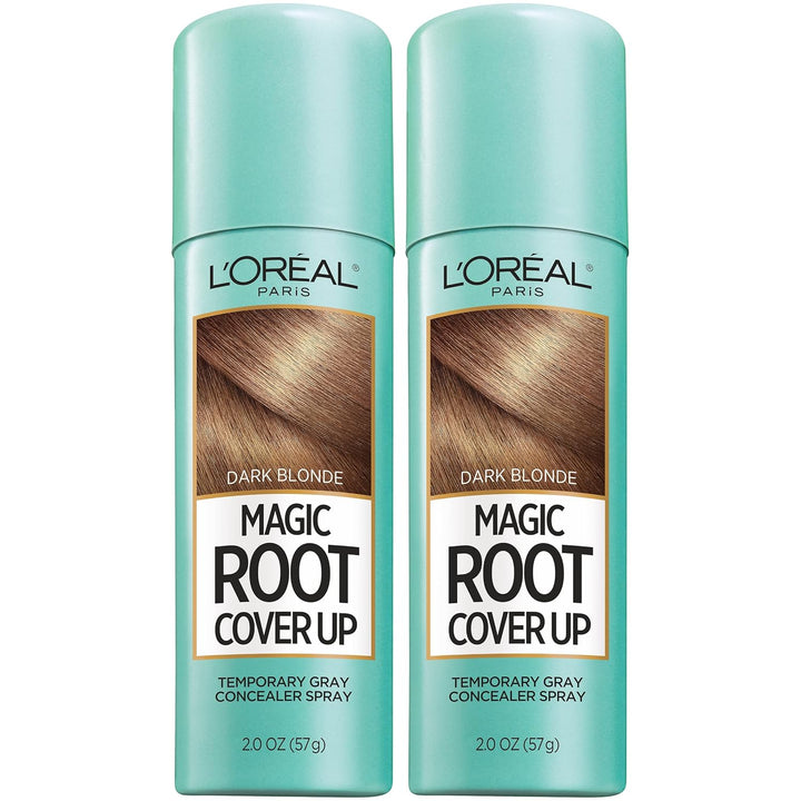 Magic Root Cover up Gray Concealer Spray Dark Blonde 2 Oz.(Packaging May Vary)