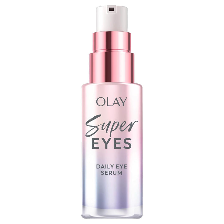 Super Eye Serum - Vitamin C, Caffeine, Niacinamide, Amino Peptide, Aloe Vera - Brightens Dark Circles, Anti-Wrinkle, Anti-Aging, Brightening, Smooths Fine Lines, Firming, Hydrating, 0.45 Oz