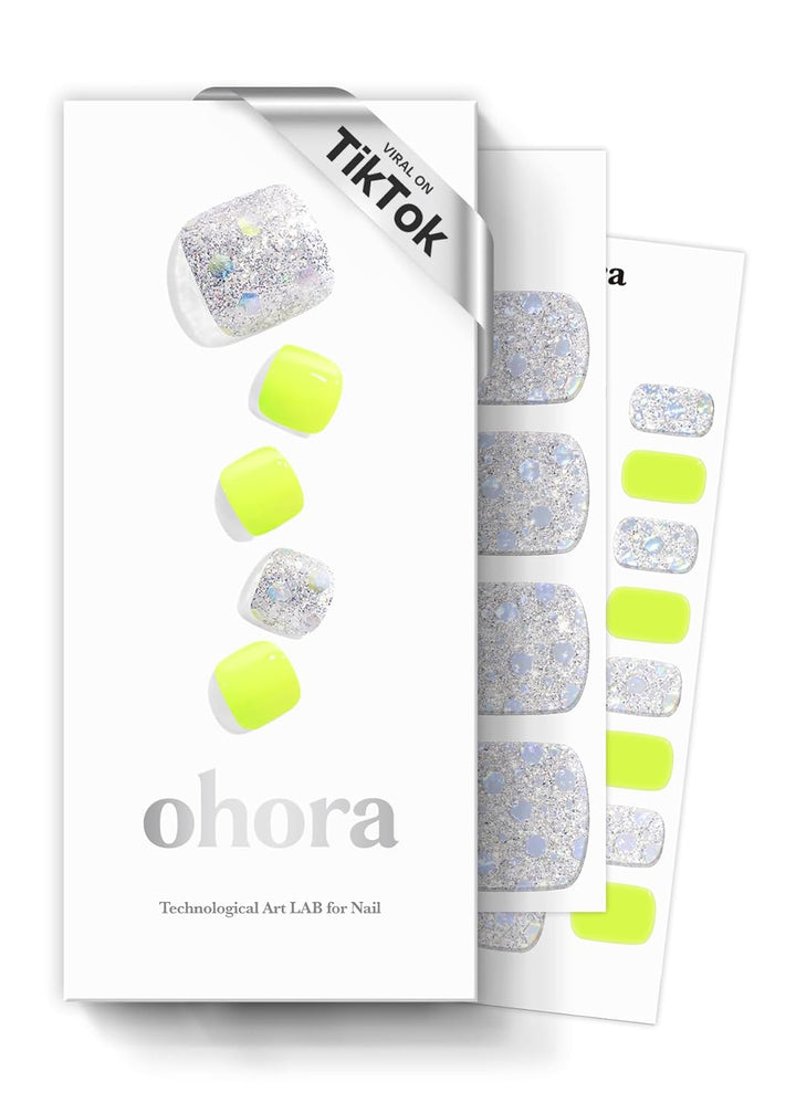 Semi Cured Gel Pedi Strips (P Chilly Red) - Works with Any Pedi Lamps, Salon-Quality, Long Lasting, Easy to Apply & Remove - Includes 2 Prep Pads, Pedi File & Wooden Stick