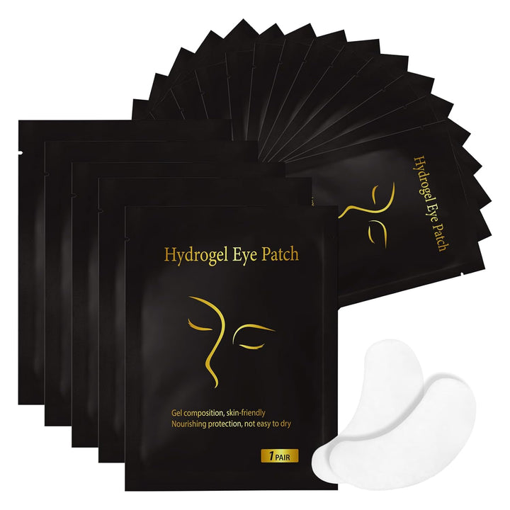 120 Pairs Hydrogel under Eye Patches, Gel Eye Pads Lash Extensions, Lint Free Eyelash Lash Lift Pads for Eyelash Extension Supplies Tools